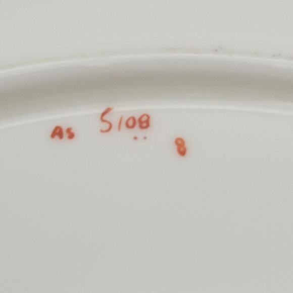 Minton 10" China Dinner Plate with Wheat and Bow S108 Pattern - Picture 7 of 10